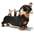 thumbnail image 1 of Statue de Nains Mangeant un Chien, Art de Cour Amusant, Sculpture de Chien en Résine pour Jardin, Pelouse, Patio, 1 of 7