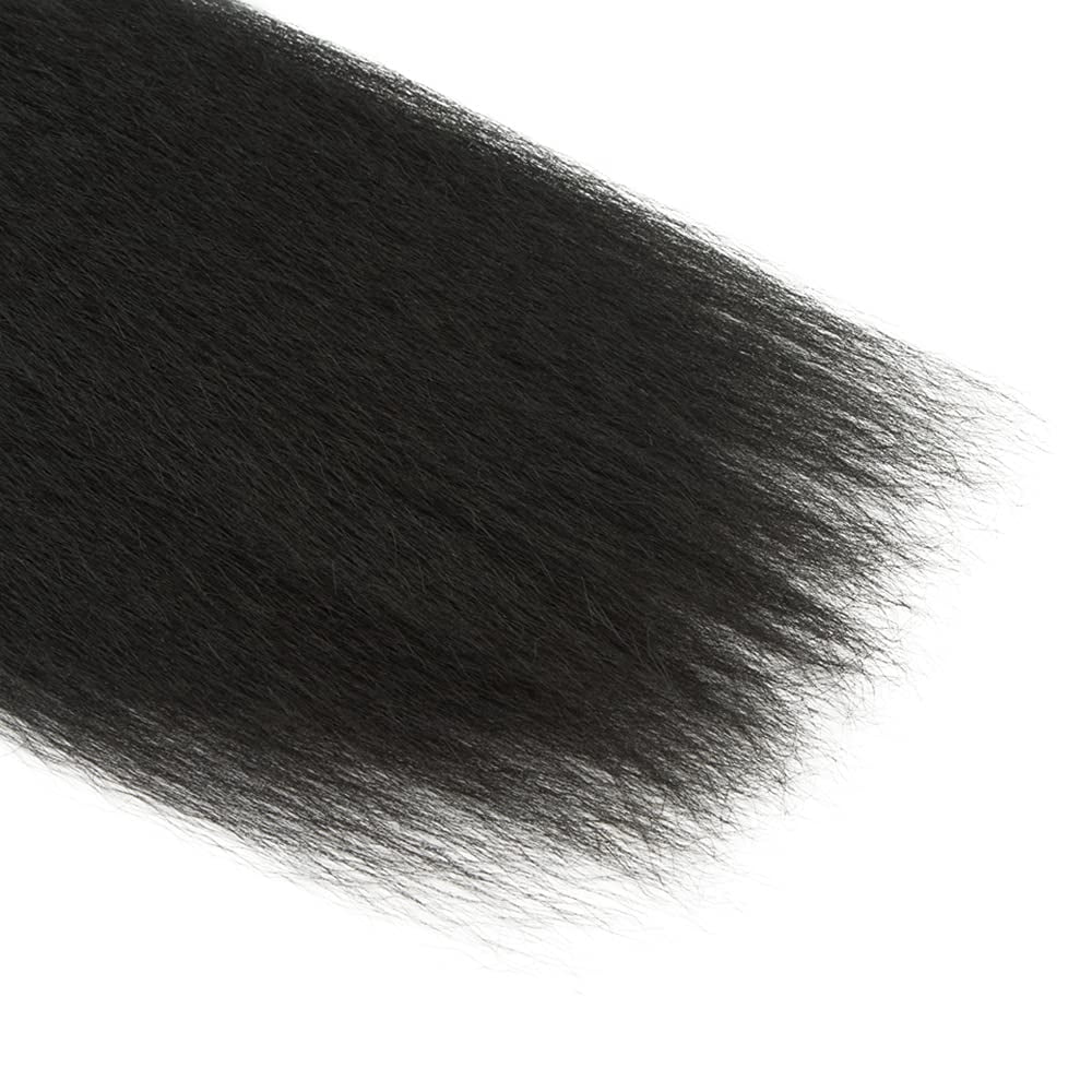 ChicRosa Glueless Kinky Straight Lace Front Wig 100% Human Hair R6-RIKS
