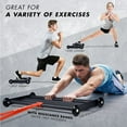 thumbnail image 3 of Yes4All Glute Ham Glider, Heavy Duty Steel Abdominal Trainer, V-Shaped Bar, Black Urethane Wheels, 3 of 8