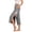 32# Black, variant on Womens Tear Away Recovery Pants Elastic Waist Plaid Capri Trousers Wide Leg Magic Tape for Hip Knee Replacement Camel M