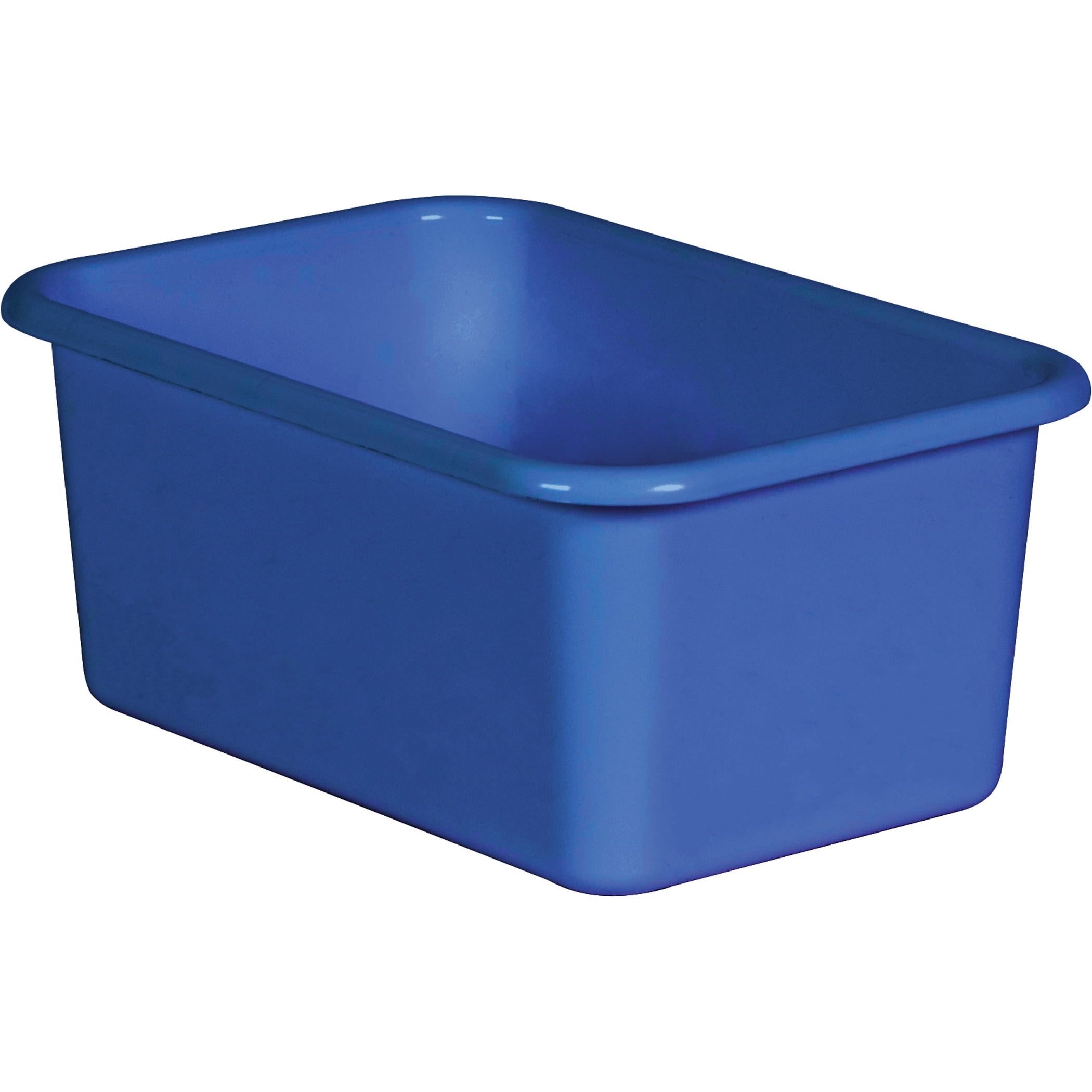 Tot Tutors Plastic 4.25 Gal. Small Storage Bins in Blue and Teal (Set of 4)  SM111 - The Home Depot