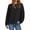 Black, variant on Arach&Cloz Women's Wool Blend Oversized Sweaters Crewneck Casual Fall Outfits Fashion Tops