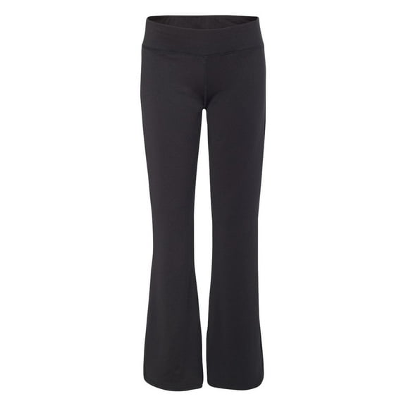 Women's Yoga Travel Pants Bootcut Bottom Flare Stretch Leggings,Black M