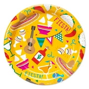 American Greetings 36-Count Paper Dessert Plates, Fiesta Party Supplies