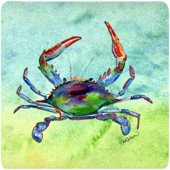 Crab Foam Coasters - Set Of 4, 3.5 x 3.5 In.