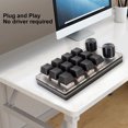 thumbnail image 3 of USB Mini Key Keypad, DIY Programmable Keyboard With Custom Knob, Mechanical Gaming Programming Macro Keyboard, One Handed OSU  Standard Keyboard For Gaming Office, 3 of 8