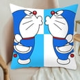 thumbnail image 3 of Funda De Almohada Dibujos Animados Anime Doraemon Patrón De Un Solo Lado Impreso Corto De Felpa Sofá Cojín, 3 of 4