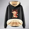 thumbnail image 4 of WEAIXIMIUNG Sweat à Capuche pour Femmes Imprimé Vintage de Noël à Manches Longues, 4 of 4