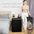 thumbnail image 2 of Bathola Hampers for Laundry Basket with Lid, 160L Extra Large 3 Section Clothes Divided Organizer for Bedroom, Laundry Room, Dirty Clothing Hamper, 2 of 7