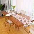 thumbnail image 2 of Yayeee Table Runner 90 inches Long for Home Kitchen Rectangle Dining Table Holiday Party Decoration, Pink Ice Cream Pattern, 2 of 7