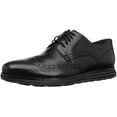 thumbnail image 6 of Cole Haan Grand Tour Wing Oxford Black/Black Leather Lace Up Cutout Sneakers (Black/Black, 10), 6 of 6