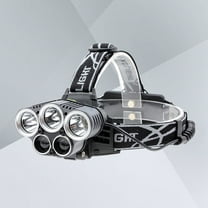 GOOHOCHY 5 LED Rechargeable Headlight Waterproof Lamp Torch
