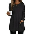 thumbnail image 4 of Wdgfv Wool Women's Pullover Sweater Women's Knitted Pullover Sweater Long Sleeve Top With Ribbed Design And Pocket For Year Round Wear And Various, 4 of 5
