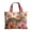 J, variant on 3D Digital Printing Handbag With Personalized Floral Design Cotton Bag Quilted Tote Bag for Women Polyester Tote Purse Holiday Tote Bag Work Handbag Lightweight Large Capacity Foldable for Travel