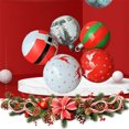 thumbnail image 5 of Bola inflable navideña de 55 cm, bola gigante de PVC para Navidad, adornos para árboles de Navidad, bolas grandes, juguetes para fiestas de Año Nuevo, adornos para patio, 5 of 5