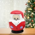 thumbnail image 5 of zhmrfg 10th Floor Santa Claus Russian Nesting Doll 5.71×4.33" Wooden Holiday Decor Collectible Toy Set for Christmas Mantel Shelf Tabletop Gift Family Celebration Home Display, 5 of 6