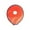 Orange, variant on Almencla Badminton Racquet Head Cover Hitting Accessories for Backyard Swing Training Blue