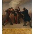 thumbnail image 3 of Johann Josef Reiner 15x17 Black Modern Framed Museum Art Print Titled - The Attack on Emperor Franz Joseph I (1853), 3 of 5