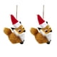 thumbnail image 2 of Adorno de peluche de pequeño zorro - Mini Adornos de 2 Mini Fox, 2,36" Lana Artificial Realista para Coche y Decoración del Hogar, 2 of 6