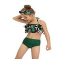 thumbnail image 3 of Ensemble Bikini Mère et Fille Léopard/floral Court Dos Nu Soutien-Gorge Haut Taille Haute Triangle Culotte, 3 of 7