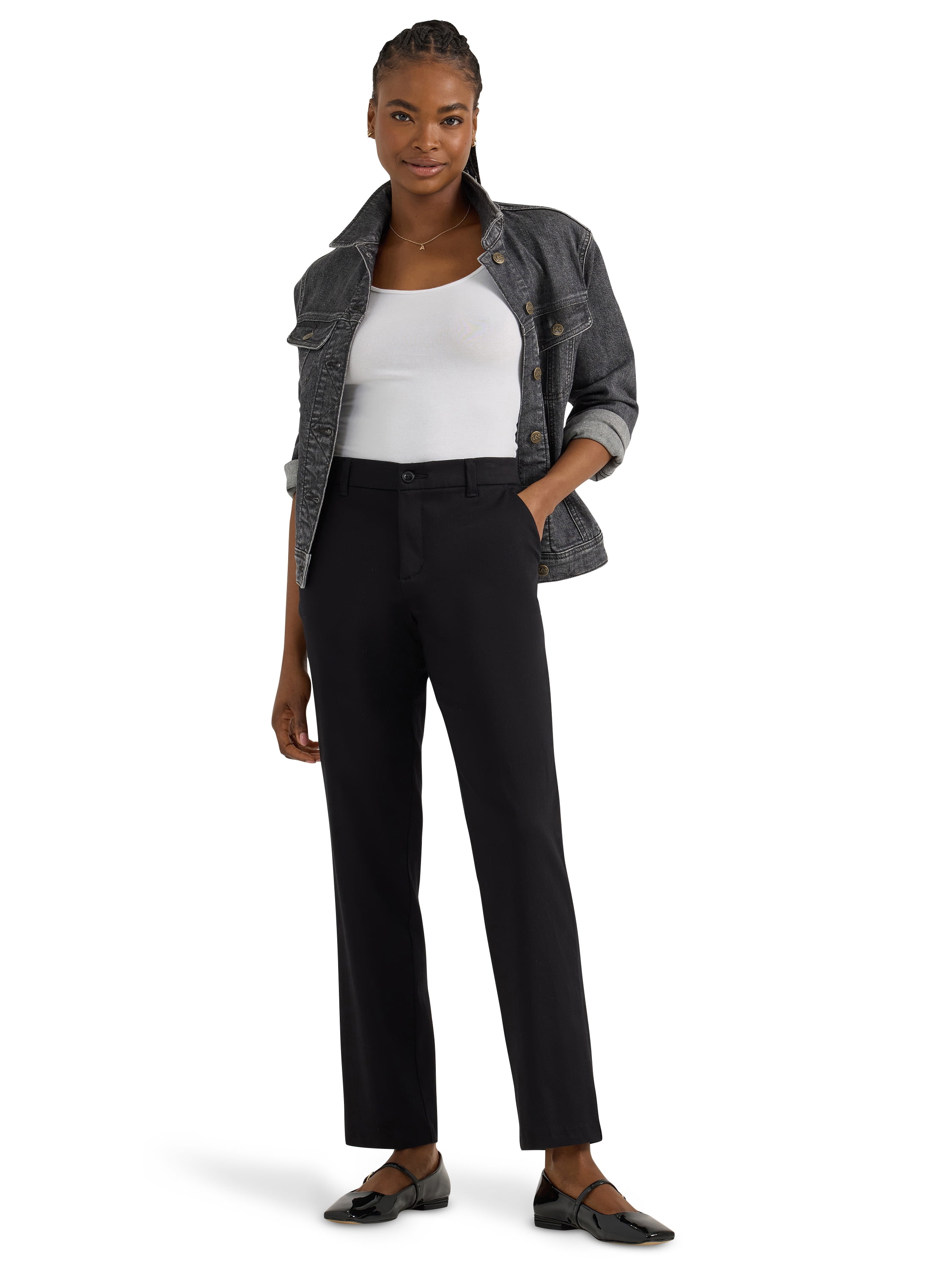 Lee Women's Straight Leg Woven Pant