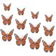 thumbnail image 3 of KAKOWELY 12 pegatinas 3D de mariposas para fiestas, decoración de 3 capas, para hacer tú mismo., 3 of 5