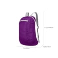 thumbnail image 3 of Cagogo Foldable Backpack, Lightweight Portable Daypack for Hiking Travel, Large Capacity Water Resistant Sports Backpack, Durable Foldable Backpack for Outdoor Camping Gym Workout, 3 of 7