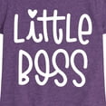 thumbnail image 3 of Instant Message - Little Boss - Toddler & Youth Girls Short Sleeve Graphic T-Shirt, 3 of 6