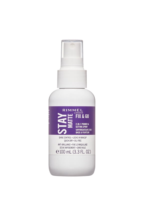 London Stay Matte Fix & Go 2-in-1 Primer & Setting Spray, 3.4 fl oz