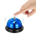 thumbnail image 4 of Uxcell 85mm(3.35") Desk Bell Steel Electroplating Blue 1 Pack, 4 of 5
