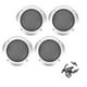 thumbnail image 1 of Rejilla protectora decorativa para altavoz de Audio, 4 Uds., 2 pulgadas, rejilla de malla para altavoz de Audio (plateada), 1 of 8