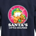 thumbnail image 3 of Garfield - Santas Little Helpers  - Toddler And Youth Crewneck Fleece Sweatshirt, 3 of 5