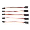 thumbnail image 2 of KLKCMS 5 pieces 100mm JR45 socket servo extension cable adapter DIY for JR Length 14cm, 2 of 8