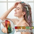 thumbnail image 4 of Instant Hair Color Spray - 10 Washable Colors for Parties, Festivals & Fun | Non-Toxic & Easy to Wash Out, Blue, 4.22fl.oz, 4 of 8