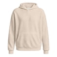thumbnail image 2 of Bysome Boys Hoodies Solid Color Long Sleeve Hooded Tops Autumn Stylish Boys Sweatshirts Size 5-6 Years Khaki, 2 of 4