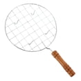 thumbnail image 2 of Stainless Steel Wire Roaster – Cheese Toast Grill Tool | Anti-Scald Round Cooking Net with Handle |Vegetable Roasters | BBQ Camping Picnic, Multi-Purpose Roti Jali Chapati Grill Pan, 2 of 5