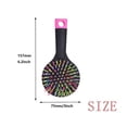 thumbnail image 2 of Ocean Jellyfish Science Nature Picture Salon Detangling Hair Brush Cushion Base, 2 of 3