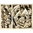 thumbnail image 2 of Carl Newman 18x15 Black Ornate Wood Framed Double Matted Museum Art Print Titled - Abstract IIi, 2 of 5