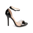 thumbnail image 2 of New Women Wild Diva Adele-207 Patent Lucite Peep Toe Single Sole Stiletto Sandal, 2 of 5