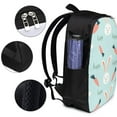 thumbnail image 5 of YFYANG 17" Laptop Backpack, Carrot Bunny Doodle Fashion Travel Work Backpack with USB and Headphone Cable Interface for Men and Women, 5 of 8