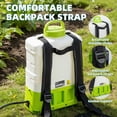thumbnail image 6 of Steelite 21V 2.0Ah Battery Powered Backpack Sprayer,4.2 Gallon Electric Graden Sprayer,Adjustable Pressure Weed Yard Sprayer with Telescopic Wand & 5 Nozzles, Wide Mouth Lid for Weeding, Spraying, 6 of 10