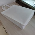 thumbnail image 2 of Decodeary Reusable Eco-Shopping Bag Folding Eco-Friendly Shoulder Storage Bag white 1Set, 2 of 6