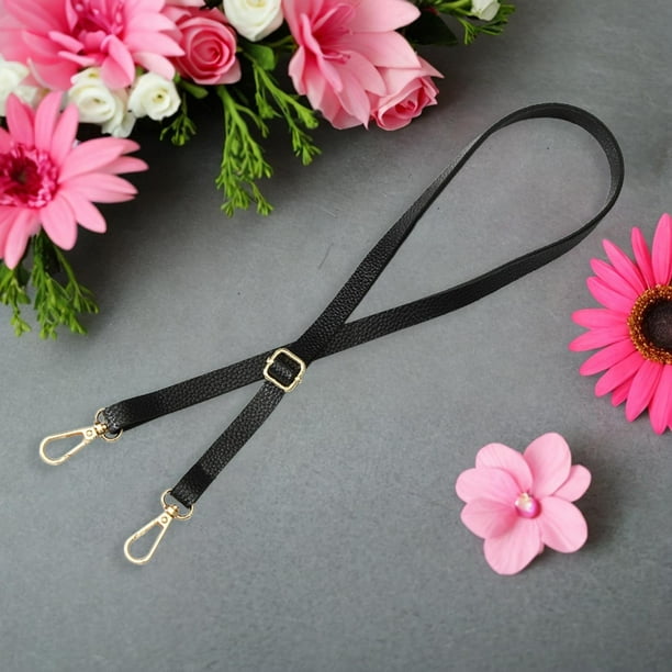 Bag Shoulder Strap Simple Purse Strap for Small Bags Cross Body Shoulder Bag Black
