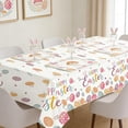 thumbnail image 4 of Easter Bunny-Themed Disposable Plastic Tablecloths For Parties And Celebrations Holiday Party Decorations And Decorative Accessories, 4 of 6