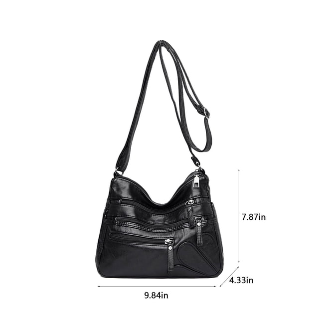 Bolsas de Maquillaje de las Mujeres Bolsas de Maquillaje Bolsa Crossbody de las Mujeres, Bolsa Crossbody con Cremallera Doble, Bolsa de Hombro, Bolsa de Maquillaje, Bolsa Crossbody de Gran Capacidad