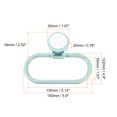 thumbnail image 2 of Unique Bargains Porte-serviettes Rond Bleu 2 Pack, 2 of 5