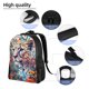 thumbnail image 5 of Fotbe Vibrant Leopard In Flowers Mochila de Viaje para Laptop, Mochila Ejecutiva Delgada y Resistente 15.6", 5 of 8