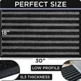 thumbnail image 4 of Extra Durable Door Mat - 30x18 Welcome Mats for Front Door - Door Mats for Outside Entry - Gray Welcome Mat - Entryway Rug - Outdoor Doormats, 4 of 6