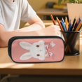 thumbnail image 6 of Kuiaobaty Bunny Floral Print Backpack with Lunch Bag & Pencil Case for Girls 8-12 Large Capacity Backpack with Pencil Pouch Portable Lunch Box and Bookbag with Bottle Holder for School Picnic, 6 of 7