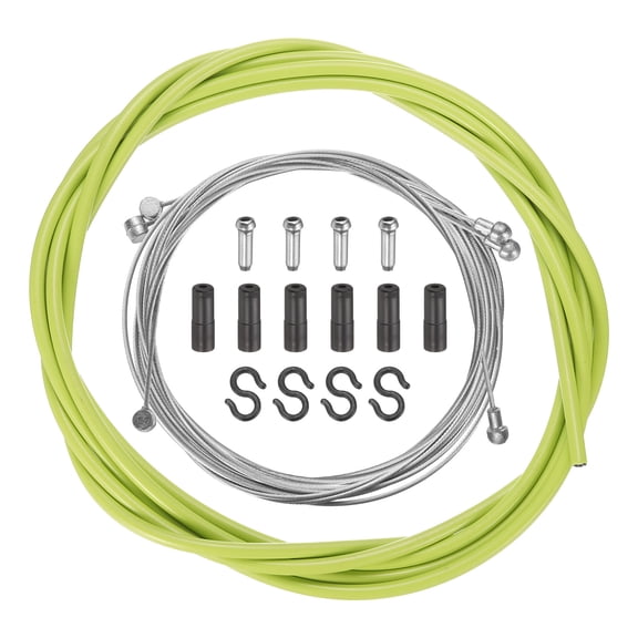 Bicycle Brake Cable Housing Set Universal Bike Brake Cable Housing Kit, Green